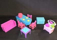 Dora the Explorer Talking Doll House flip out stove Playtime Together Vanity 9pc