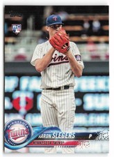 2018 Topps #277 Aaron Slegers Rookie Minnesota Twins RC