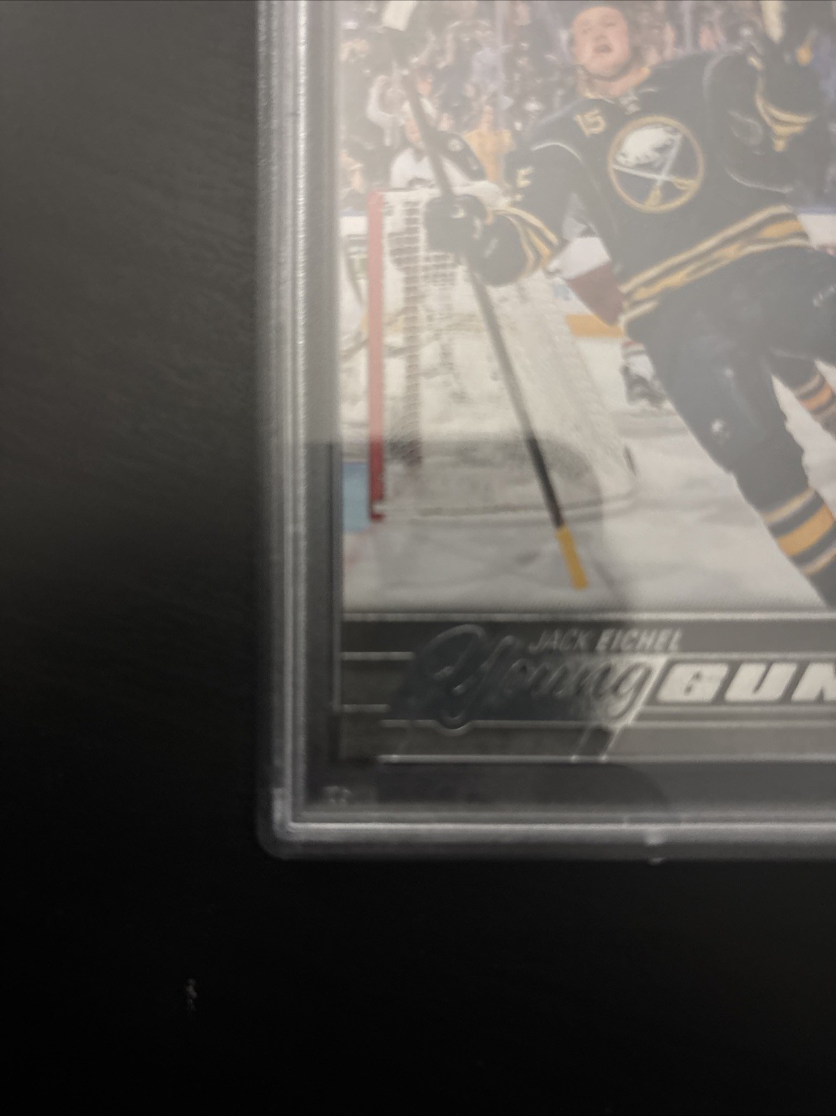 PSA Nine Jack Eichel Young Gun Rookie Card 2015-16 Upper Deck #451 Sabres view 5
