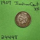 1907 Indian Head Cent / Penny 1c Xf Extra Fine