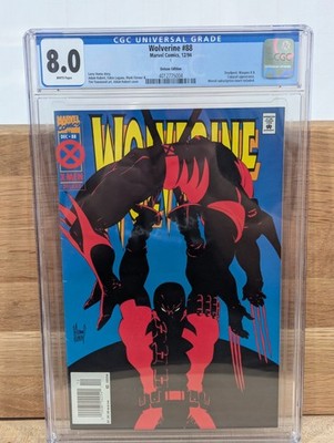 WOLVERINE #88 (1994) - CGC 8.0 - DELUXE EDITION 1ST DEADPOOL VS. WOLVERINE