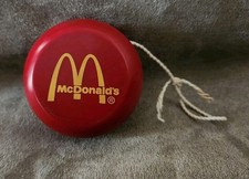 Vintage Red Mcdonalds Yoyo Toy Plastic Ronald McDonald Fast Food