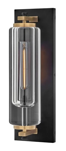 Hinkley Lighting 28920-LL Lourde 18" Tall LED Wall Sconce - Black - Picture 1 of 7