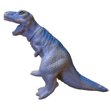 1980s Playskool Definitely Dinosaurs Velociraptor Blue Dinosaur Dino Toy Figure