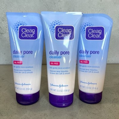 Clean & Clear Daily Pore Cleanser - 3 Pack