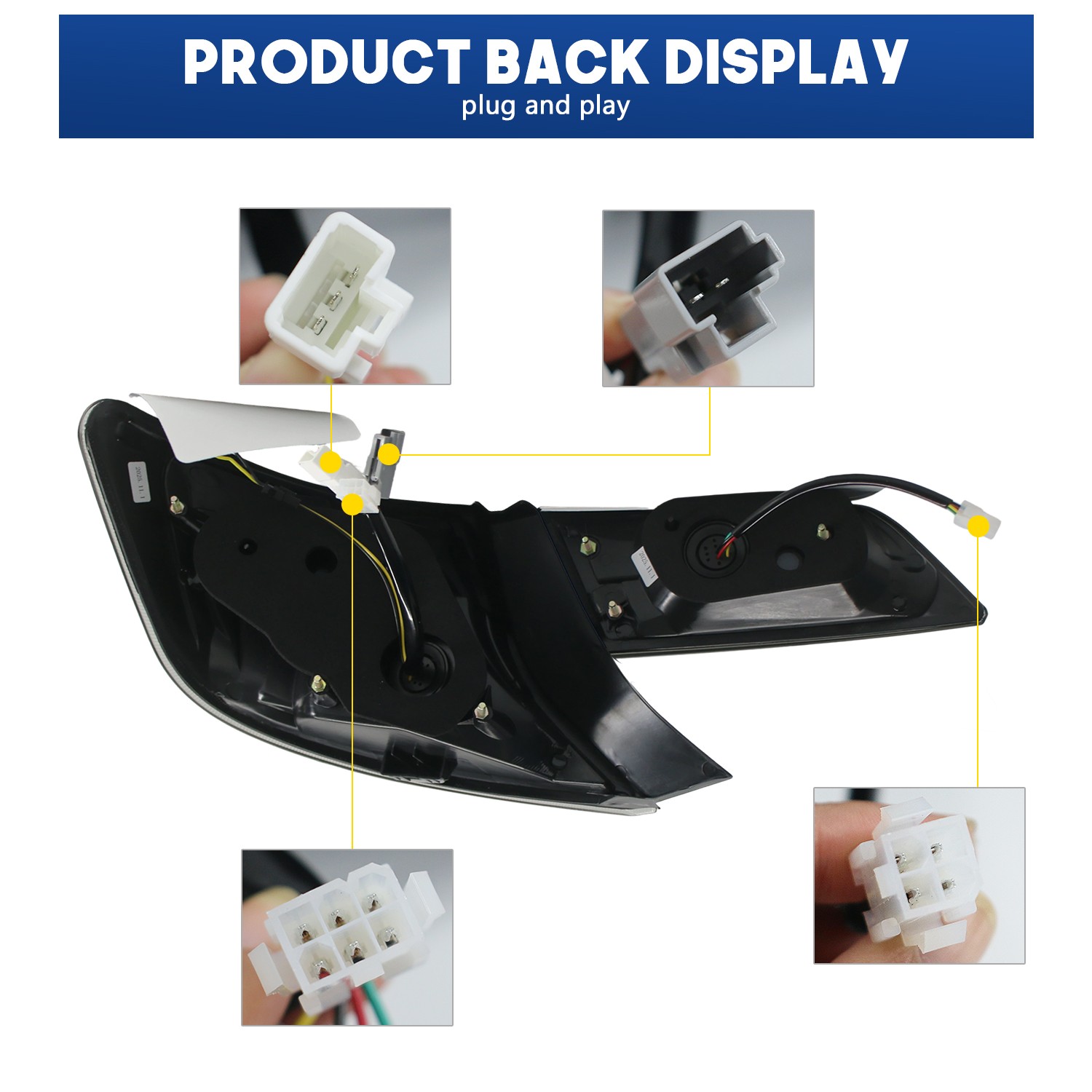 HCMOTION Full Smoke LED Tail Lights for 2012-2014 Toyota Camry Tail Light Kits