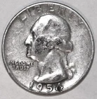 1954-P Washington Silver Quarter - Very Fine - #3023EA