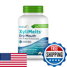 Oracoat Xylimelts For Dry Mouth Night Time Or Day - Dry Mouth Adhering Discs