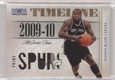2009-10 Playoff National Treasures Timeline Materials 23/25 DeJuan Blair #11 6m7