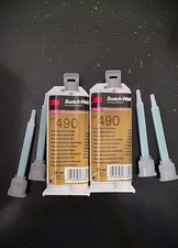 2 Pcs 3M Scotch-Weld Epoxy Adhesive DP490