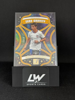 Brenden Aaronson Zero-Gravity Gold /10 Donruss Road To FIFA World Cup 2025-26 US