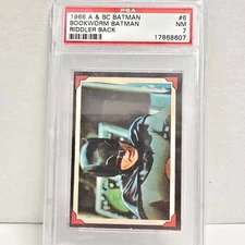 1966 A&BC Batman – Bookworm Batman / Riddler Back #6 | PSA 7 NM
