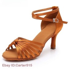 Women's Dance Shoes Latin Modern Tango Salsa Dance High Heel Soft Bottom Shoes
