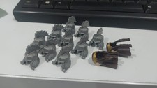 lego lord of the rings king dain helmet unprinted very rare , 10pcs helmet