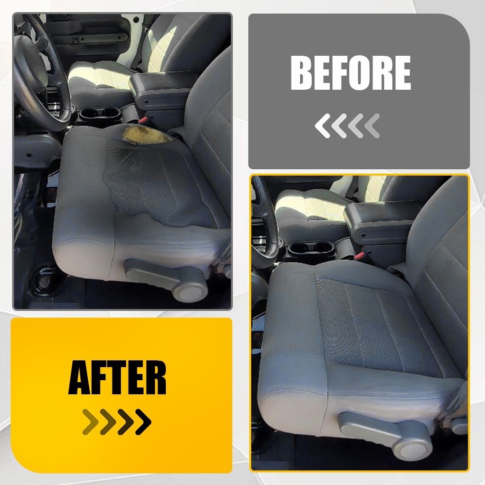 Front Left Driver Bottom Cloth Seat Cover For 2007-10 Jeep Wrangler Sahara Gray thumbnail 6