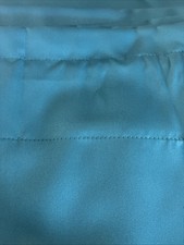 Beautiful Teal Rod Pocket Window Curtains Set Of 2 Panels, 54  x84  Pre-owned