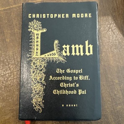 Lamb Christopher Moore Special Gift Edition Faux Leather Gilt Gold Dark Fantasy