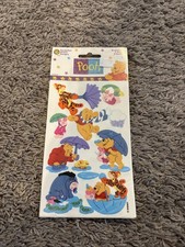 Vintage Sandylion Disney Winnie The Pooh Birthday Kromekote Stickers