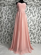Gorgeous Sweetheart Sz M 8 Sleeveless Ruched Chiffon Bridesmaid Evening Gown 6