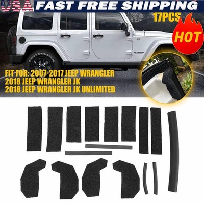 HARD TOP BLOCKER SEAL FOAM 68026937AB FIX Set LEAKS Fit 2007-18 JEEP JK WRANGLER