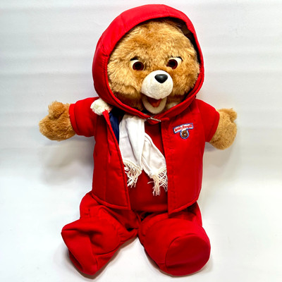 Teddy Ruxpin Talking Bear 1985 Alchemy II Red Outfit Vintage Plush Toy