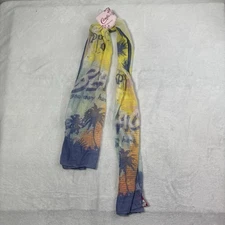 NWT Candie's Miami Beach Polyester Sheer Scarf