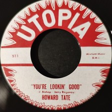 Howard Tate - You're Lookin' Good / Half A Man. 7" vinyl 45 Northern Soul. NM