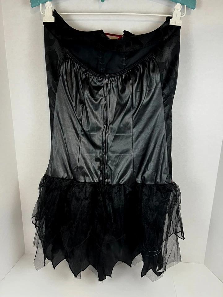 Dreamgirl 女式万圣节服装女士海盗/沙龙女孩/女巫系带 M — 第 3/4 张图片