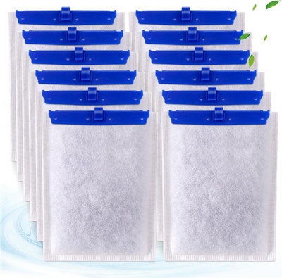 12-Pack Large Replacement Filter Cartridges Compatible with Tetra Whisper Bio-Ba