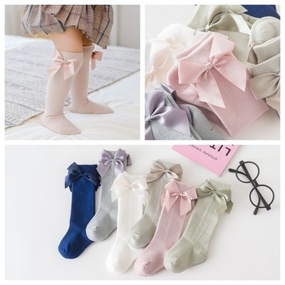 Mädchen Baby Kleinkinder Band Spanische Schleife Party Hochzeit Schule Socken 0-5 Jahre