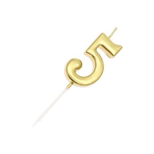 Gold Glitter Happy Birthday Numeral Candles Number Candles Cake Topper