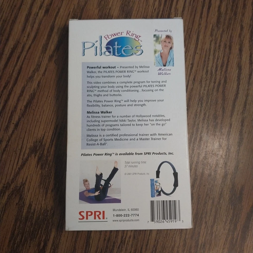 Power Ring Pilates With MELISSA WALKER VHS - Image 2 of 3