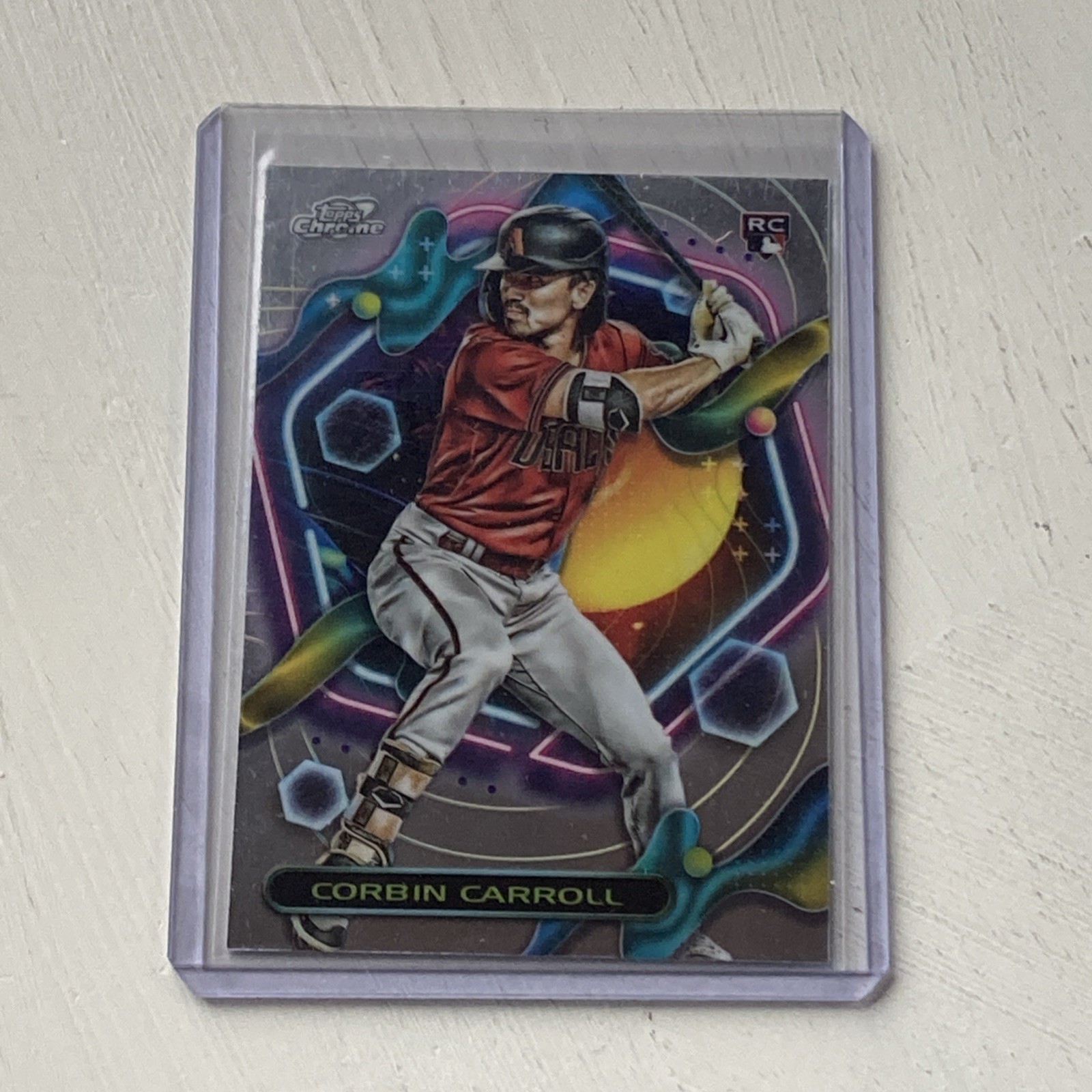 Corbin Carroll 2023 Topps Chrome Cosmic #7 RC Arizona Diamondbacks