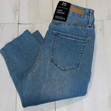 Sanctuary Denim Women's Jeans Modern Skimmer High Rise Raw Hem Size 25/0 NWT