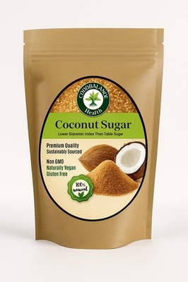 Good Balance Health Organic Coconut Sugar, 32 oz | Unrefined Coconut Palm  Sugar, | eBay