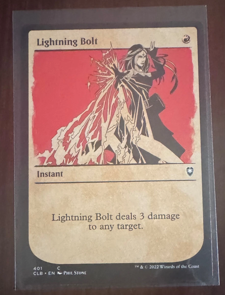 Lightning Bolt In Individual Magic: The Gathering Cards for sale