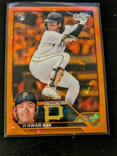 2023 Topps Chrome Sapphire Edition Ji Hwan Bae #491 Orange Refractor #ed /25