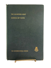 Salvation Army SONGS OF FAITH Hymnal for Congregational Singing 1971 HC book vtg