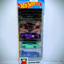 Hot Wheels -2025 Ferrari SF90 Stradale Red HW Motor Show 5 Pack JBJ89