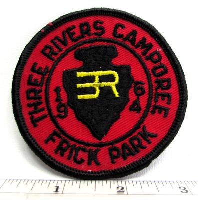 Vintage 1964 Three Rivers Camporee Frick Park Patch Pittsburgh ...