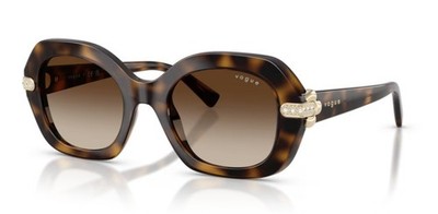 Vogue 5706SB 50 W65613 Sunglasses Dark Havana/Brown Gradient