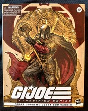 G.I. JOE CLASSIFIED SNAKE SUPREME COBRA COMMANDER 09 2020 Hasbro