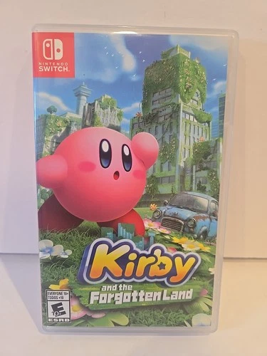 Kirby and the Forgotten Land (Nintendo Switch, 2022) With Original Case Tested