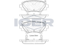 Bremsbeläge für Mazda 3 BM Limo 13-19