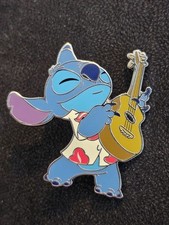 Stitch Playing Ukulele in Hawaiian Shirt Lilo and Stitch Disney Pin 164439 (25)
