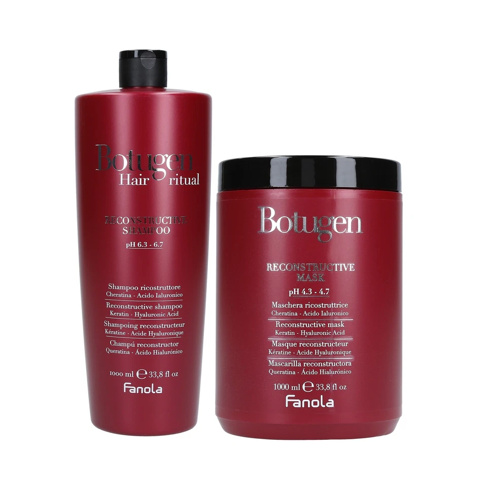 FANOLA BOTUGEN Botolife Set für beschädigtes Haar Shampoo 1000ml+Maske 1000ml