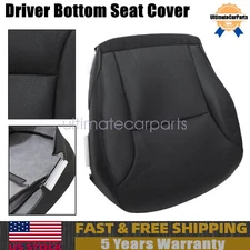 Driver Bottom Replacement Leather AC Seat Cover Black For 2002-2006 Lexus ES300