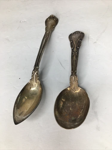 Vintage Gorham Chantilly Sterling Silver Baby+ Citrus Spoon Pat.95 Lion & Anchor