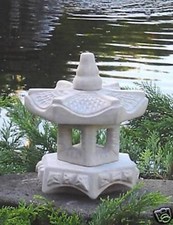 japanische Steinlaterne --Mini Yukimi --  Gartendekoration Koiteich Steinguß