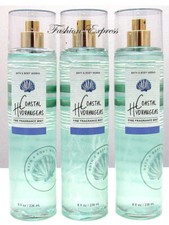 BATH  BODY WORKS COASTAL HYDRANGEAS BODY MIST SPRAY 8 FL OZ LOT OF 3 PCS 